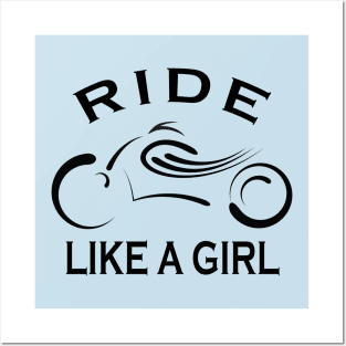 Ride Like a Girl Posters and Art